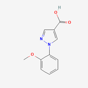 molecular formula C11H10N2O3 B1416621 1-(2-甲氧基苯基)-1H-吡唑-4-羧酸 CAS No. 1015845-77-8