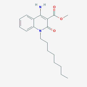 Methyl 4-amino-1-octyl-2-oxoquinoline-3-carboxylate