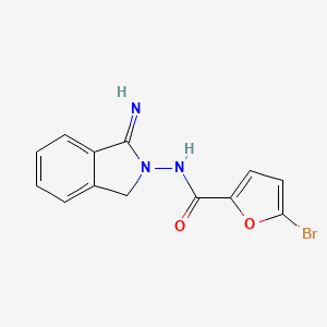 5-bromo-N-(1-imino-1,3-dihydro-2H-isoindol-2-yl)furan-2-carboxamide