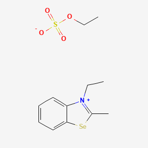 Ethyl 3-ethyl-2-methylbenzoselenazolium sulphate