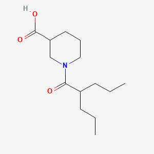 1-(2-propylpentanoyl)piperidine-3-carboxylic Acid