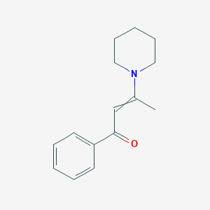 2-Buten-1-one, 1-phenyl-3-(1-piperidinyl)-