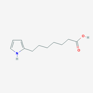 molecular formula C11H17NO2 B14166260 7-(1H-Pyrrol-2-YL)heptanoic acid CAS No. 925230-72-4