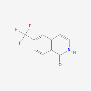 molecular formula C10H6F3NO B1416627 6-(三氟甲基)异喹啉-1(2H)-酮 CAS No. 1184916-59-3
