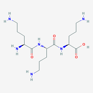 molecular formula C15H32N6O4 B1416628 H-Orn-Orn-Orn-OH CAS No. 40681-82-1