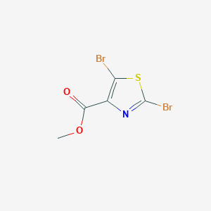 molecular formula C5H3Br2NO2S B1416632 Methyl 2,5-dibromothiazole-4-carboxylate CAS No. 914347-25-4