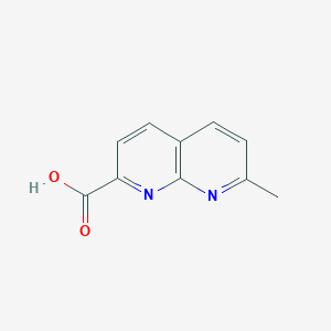 molecular formula C10H8N2O2 B1416637 7-甲基-1,8-萘啶-2-羧酸 CAS No. 923689-18-3