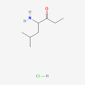 3-Heptanone, 4-amino-6-methyl-, hydrochloride