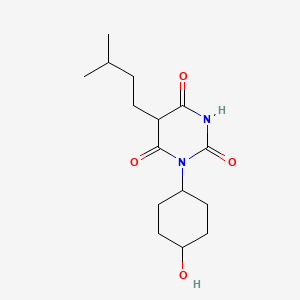 1-(4-Hydroxycyclohexyl)-5-isopentylbarbituric acid