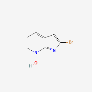 1H-Pyrrolo[2,3-b]pyridine, 2-bromo-, 7-oxide