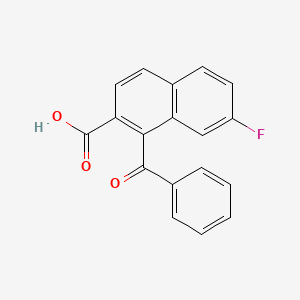 2-Naphthalenecarboxylicacid, 1-benzoyl-7-fluoro-