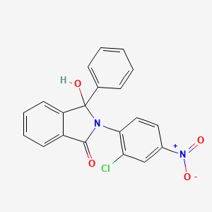 2-(2-Chloro-4-nitrophenyl)-3-hydroxy-3-phenylisoindol-1-one