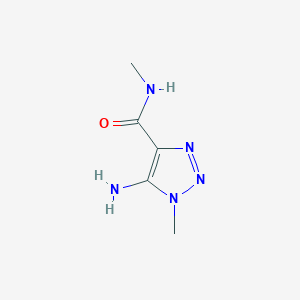 5-amino-N,1-dimethyl-1H-1,2,3-triazole-4-carboxamide