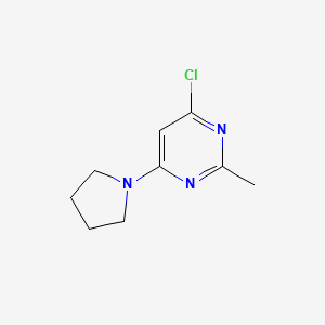 B1416645 4-Chloro-2-methyl-6-pyrrolidin-1-yl-pyrimidine CAS No. 914349-69-2
