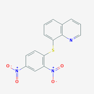 8-(2,4-Dinitrophenyl)sulfanylquinoline