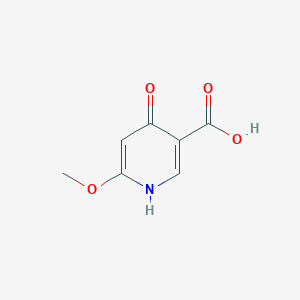 molecular formula C7H7NO4 B14166514 4-Hydroxy-6-methoxynicotinic acid 