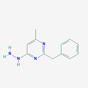 (2-Benzyl-6-methylpyrimidin-4-yl)hydrazine