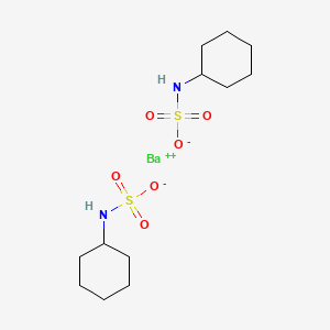 molecular formula C12H24BaN2O6S2 B14166559 Barium cyclohexanesulfamate CAS No. 6282-74-2