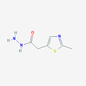 molecular formula C6H9N3OS B14166615 2-(2-Methyl-1,3-thiazol-5-yl)acetohydrazide CAS No. 571149-82-1