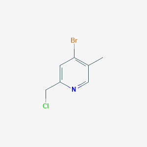 4-Bromo-2-(chloromethyl)-5-methylpyridine