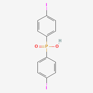 molecular formula C12H9I2O2P B14166690 Bis(4-iodophenyl)phosphinic acid CAS No. 4042-67-5