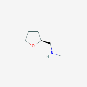 B1416672 methyl[(2S)-oxolan-2-ylmethyl]amine CAS No. 1174493-84-5