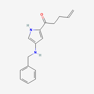 1-[4-(Benzylamino)-1H-pyrrol-2-yl]pent-4-en-1-one