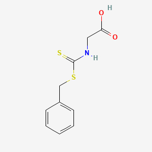 molecular formula C10H11NO2S2 B14166727 2-(Benzylsulfanylcarbothioylamino)acetic acid CAS No. 4596-57-0