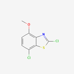 molecular formula C8H5Cl2NOS B1416675 2,7-二氯-4-甲氧基-苯并噻唑 CAS No. 855282-63-2