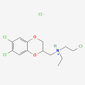 N-(2-Chloroethyl)-6,7-dichloro-N-ethyl-1,4-benzodioxan-2-methylamine hydrochloride