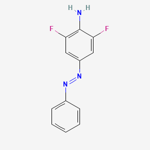 2,6-Difluoro-4-[(e)-phenyldiazenyl]aniline