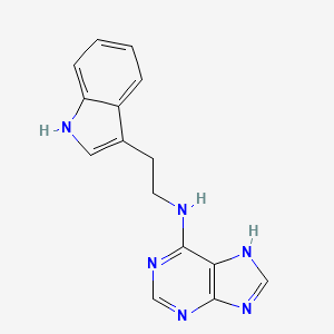 n-[2-(1h-Indol-3-yl)ethyl]-7h-purin-6-amine