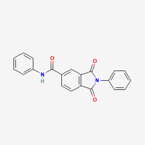 1,3-dioxo-N,2-diphenyl-2,3-dihydro-1H-isoindole-5-carboxamide