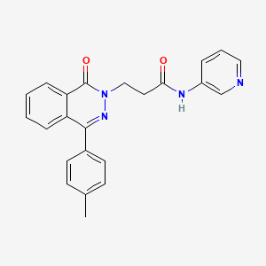 3-[4-(4-methylphenyl)-1-oxophthalazin-2-yl]-N-pyridin-3-ylpropanamide