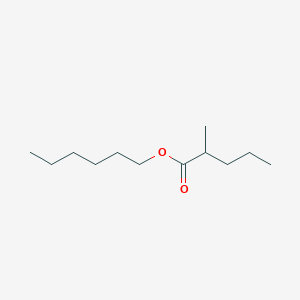 molecular formula C12H24O2 B14166806 Hexyl 2-methylpentanoate CAS No. 5448-59-9