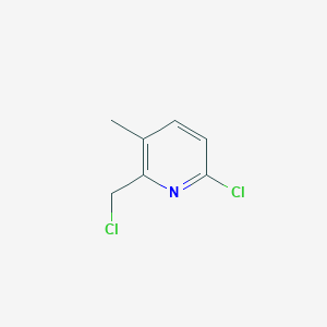 6-Chloro-2-(chloromethyl)-3-methylpyridine