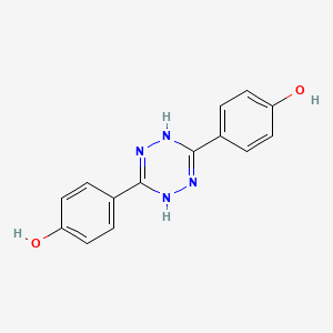 4-[6-(4-Hydroxyphenyl)-1,2-dihydro-1,2,4,5-tetrazin-3-yl]phenol