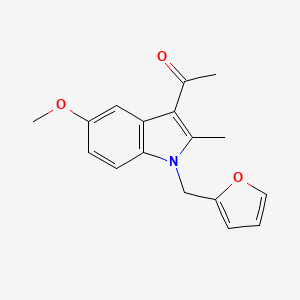 1-[1-(Furan-2-ylmethyl)-5-methoxy-2-methylindol-3-yl]ethanone