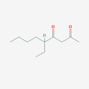 molecular formula C11H20O2 B14166920 5-Ethyl-2,4-nonanedione CAS No. 5336-61-8