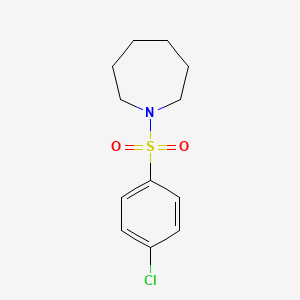 molecular formula C12H16ClNO2S B14166921 1-(4-Chlorophenyl)sulfonylazepane CAS No. 339066-44-3