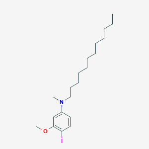 molecular formula C20H34INO B14166929 N-Dodecyl-4-iodo-3-methoxy-N-methylaniline CAS No. 927209-70-9