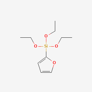 molecular formula C10H18O4Si B14166956 2-Triethoxysilylfuran CAS No. 55811-52-4