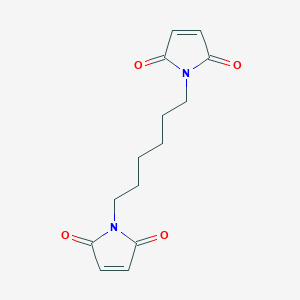 molecular formula C14H16N2O4 B014167 1,6-双马来酰亚胺己烷 CAS No. 4856-87-5