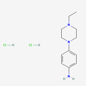 molecular formula C12H21Cl2N3 B1416701 4-(4-Ethylpiperazin-1-yl)aniline dihydrochloride CAS No. 1172518-57-8