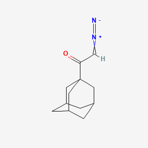 molecular formula C12H16N2O B14167020 1-Adamantyl diazomethyl ketone CAS No. 5934-69-0