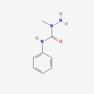 molecular formula C8H11N3O B14167085 1-Methyl-N-phenylhydrazine-1-carboxamide CAS No. 19102-24-0