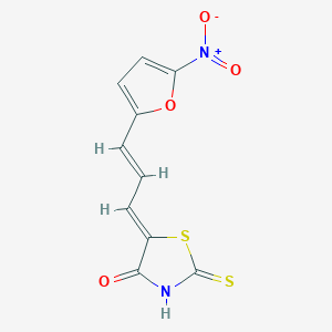 (5Z)-5-[(2E)-3-(5-nitro-2-furyl)prop-2-enylidene]-2-thioxo-1,3-thiazolidin-4-one