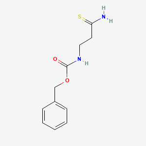 Carbamic acid, [2-(thiocarbamoyl)ethyl]-,benzyl ester