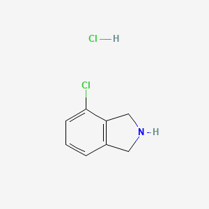 molecular formula C8H9Cl2N B1416725 4-Chloroisoindoline hydrochloride CAS No. 924304-73-4