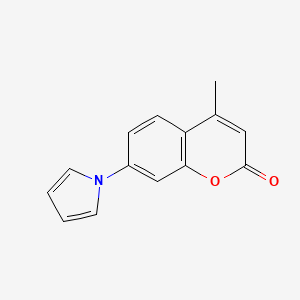 4-Methyl-7-(1H-pyrrol-1-yl)-2H-1-benzopyran-2-one